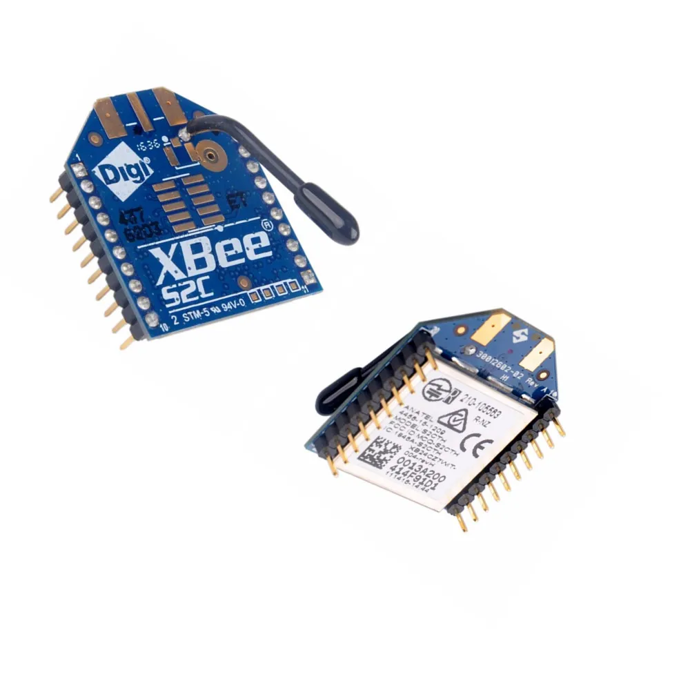 Module XBee Pro S2C avec antenne, conçu pour la communication ZigBee sans fil